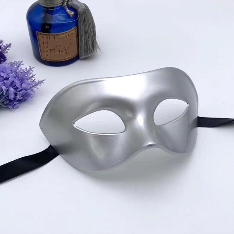 1pcs Halloween Makeup Ball Mask Adult Half Face Party Men's Retro Handsome Mask