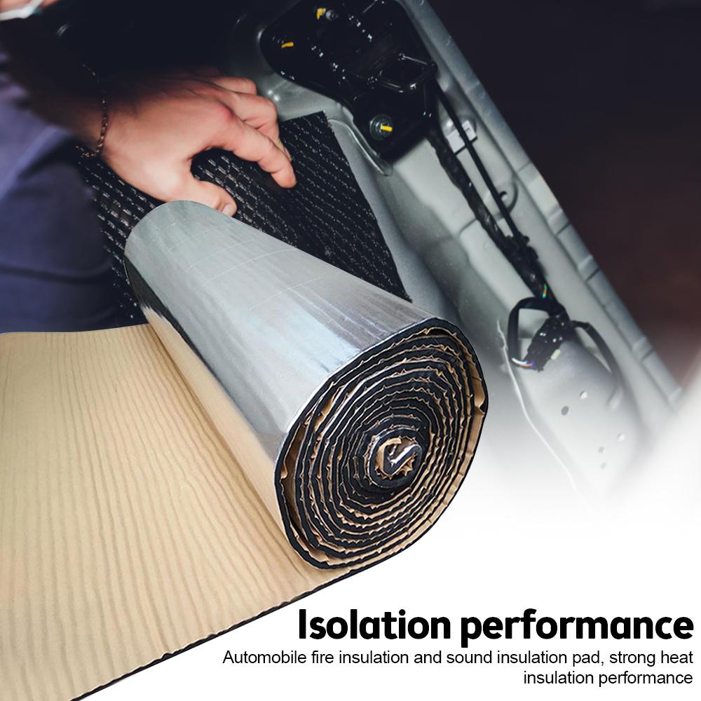 50x100cm 5/10mm Auto Akustische Thermische Sound Deadener Matte Sound Proof Wand Panels Auto Trittschalldämmung Lärm isolierung Matten Für Autos