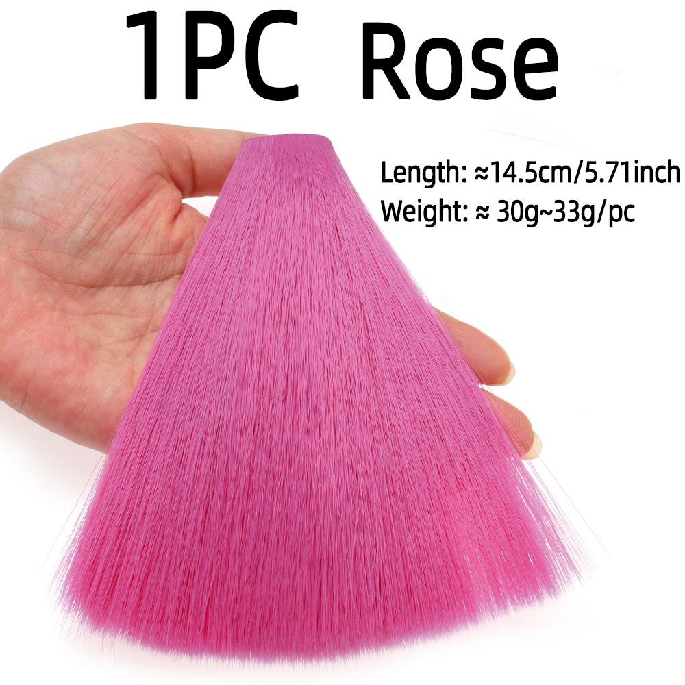 1ks syntetické umělé vlákno Bucktail vázací materiál pro nymfy Streamery Mayflys Jigové návnady Návnady pro mořský rybolov