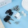 2 Keys 1 Set Sliding Door Window Locks With Baby Child Safety Protection Door Security Lock Catches Push-pull Window Limiter