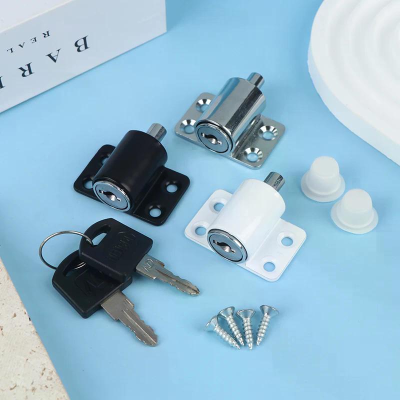 2 Keys 1 Set Sliding Door Window Locks With Baby Child Safety Protection Door Security Lock Catches Push-pull Window Limiter