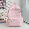 New high-value, fresh and sweet, colored star backpack, high school student large-capacity backpack