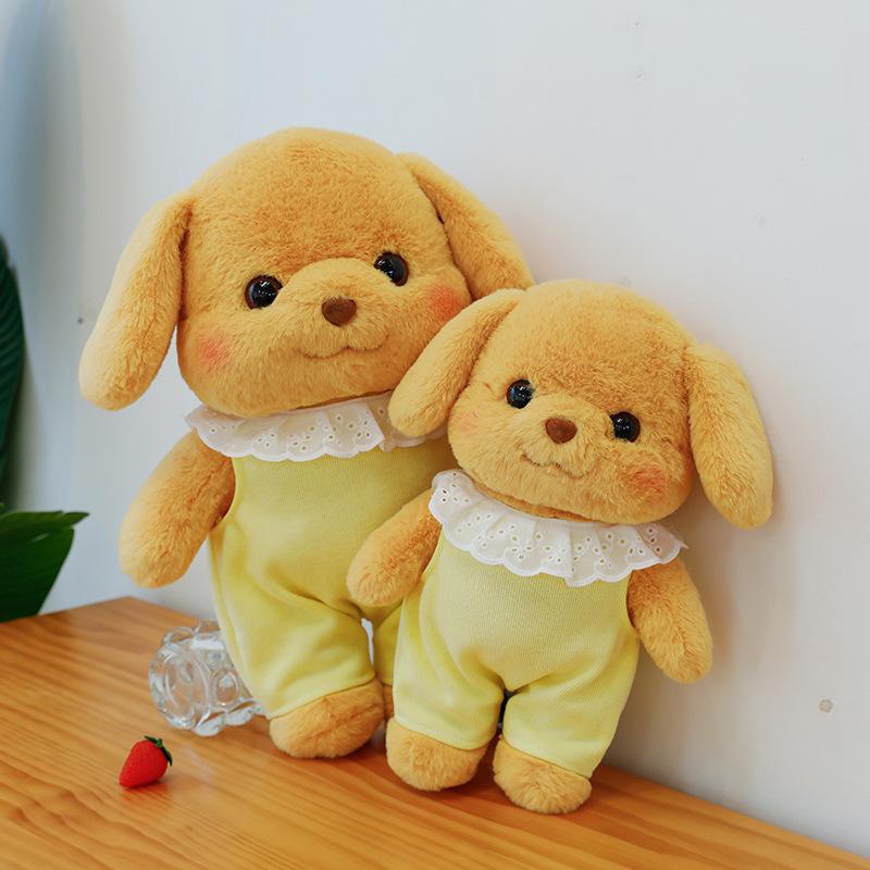 Semper puppy doll poodle plush toy cute doll family doll small nose gaga same style