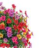 Eucalyptus Flower Artificial Fake Violet Flower Ground Stake Micro Landscaping Simulation Violet Flower Bouquet Plastic Yard Art
