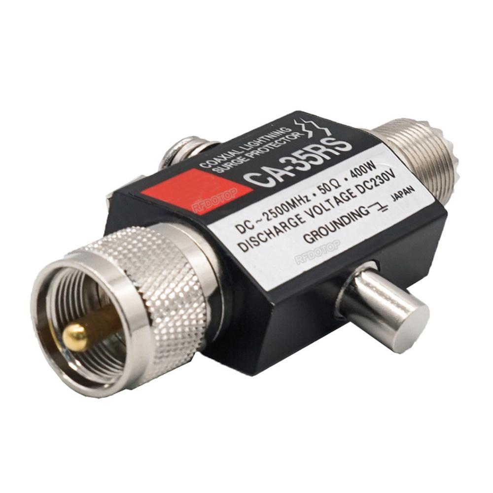 CA-35RS PL259 UHF Male To SO239 UHF Female CA-23RP N M To N F Radio Repeater Coaxial Anti-Lightning Antenna Surge Protector