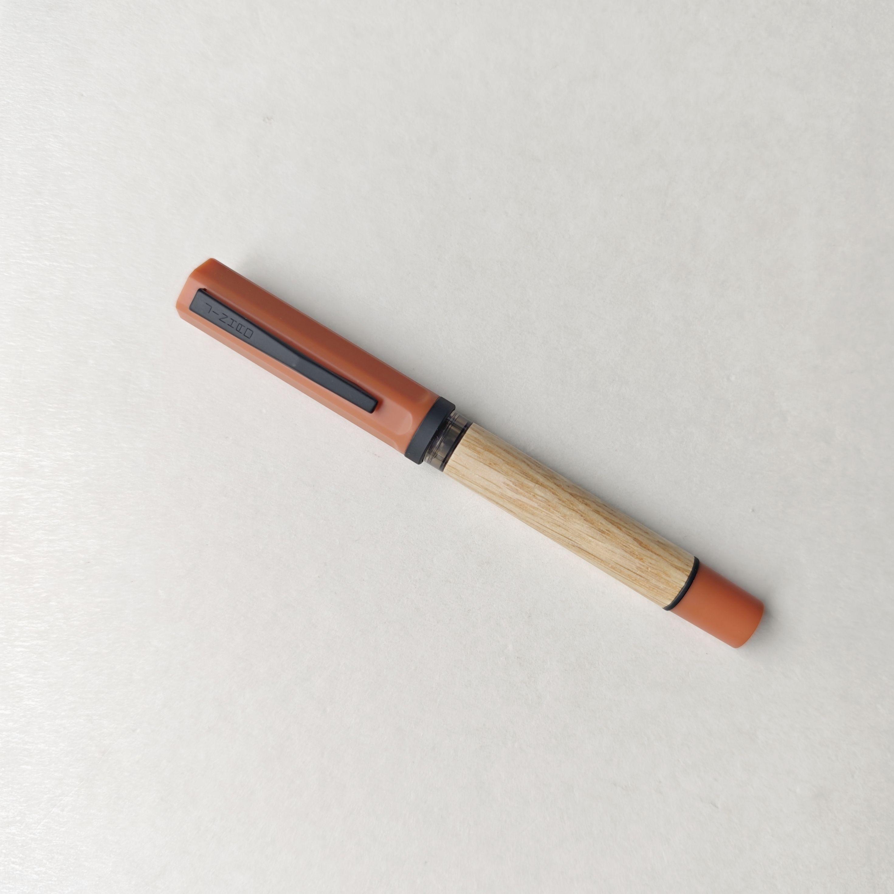 

JINHAO 58 Wood Fountain Pen Luxury F EF Nib Writing Ink Pen Elegant Calligraphy ink Pens Office School Supplies Stationery F помаранчевий