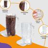 Plastic Cowboy Boot Cups 17oz Food Grade Beer Cup with Handle Reusable Drinking Cups For Western Themed Rodeo And Birthday Party