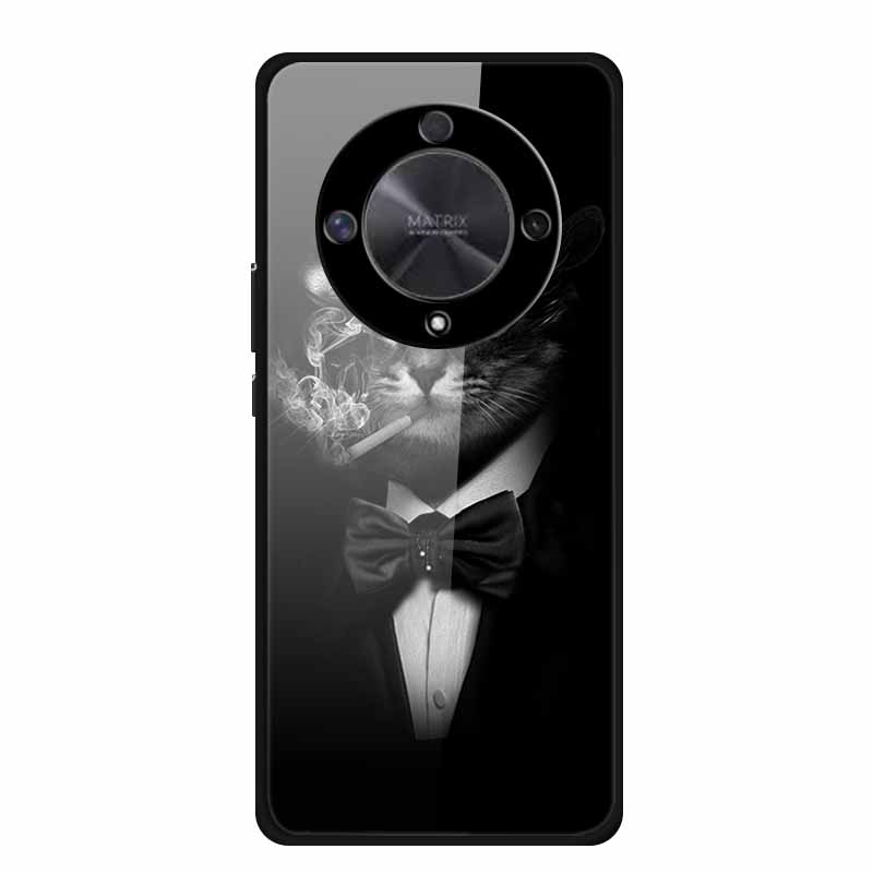 For Honor X9B Case X9A 5G Luxury Tempered Glass Hard Back Cover for Honor X9A 5G Phone Cases Fundas Honor x 9B X9 B 5G X 9A X9 A