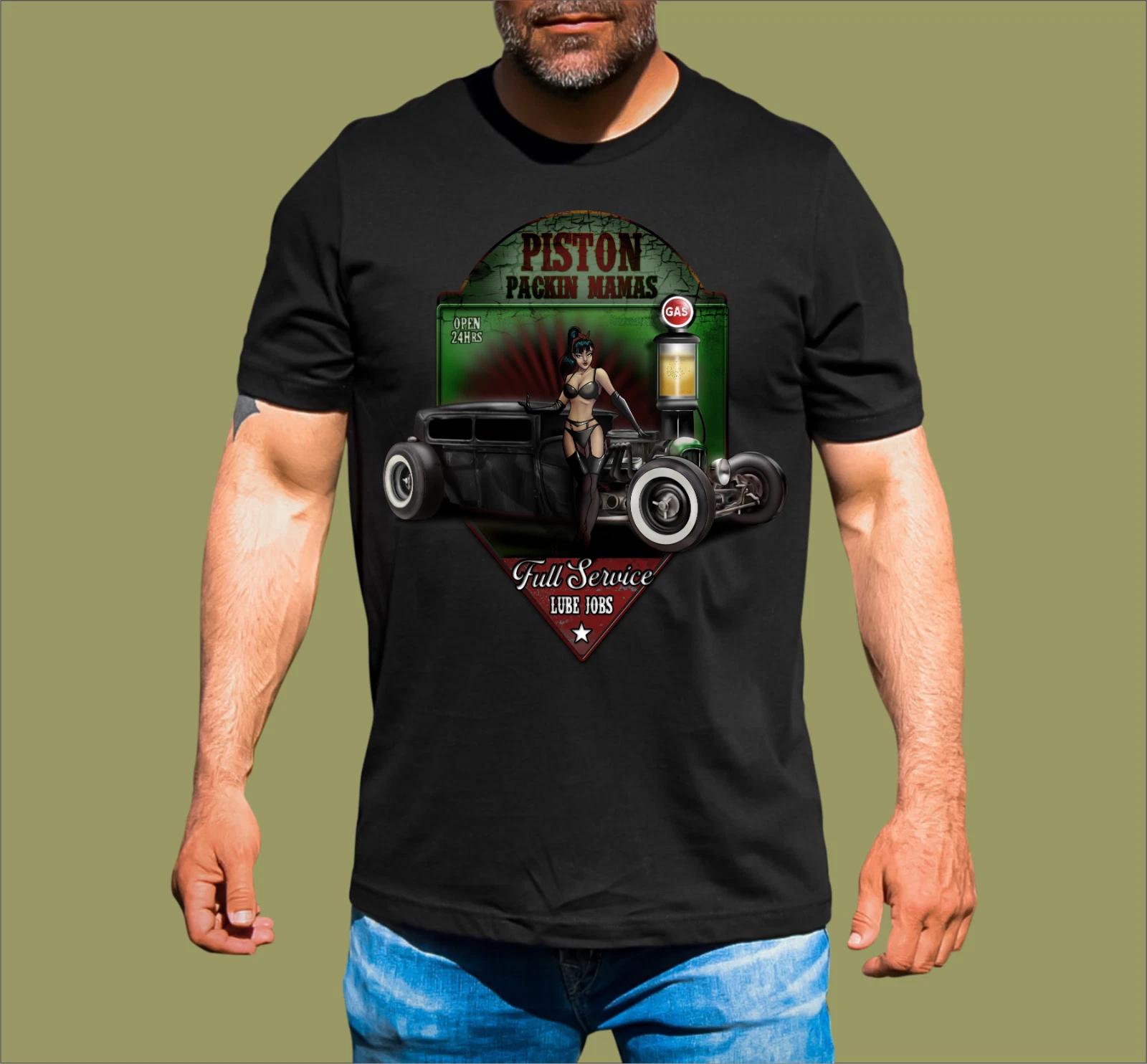 PISTON PACKIN MAMAS FULL SERVICE GAS T-SHIRT 2XL