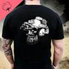 American Beard Warrior Tactical Skull Unisex T Shirt Til Valhalla Cotton T-Shirt Short Sleeve O-Neck T-shirt Casual Men’s Top