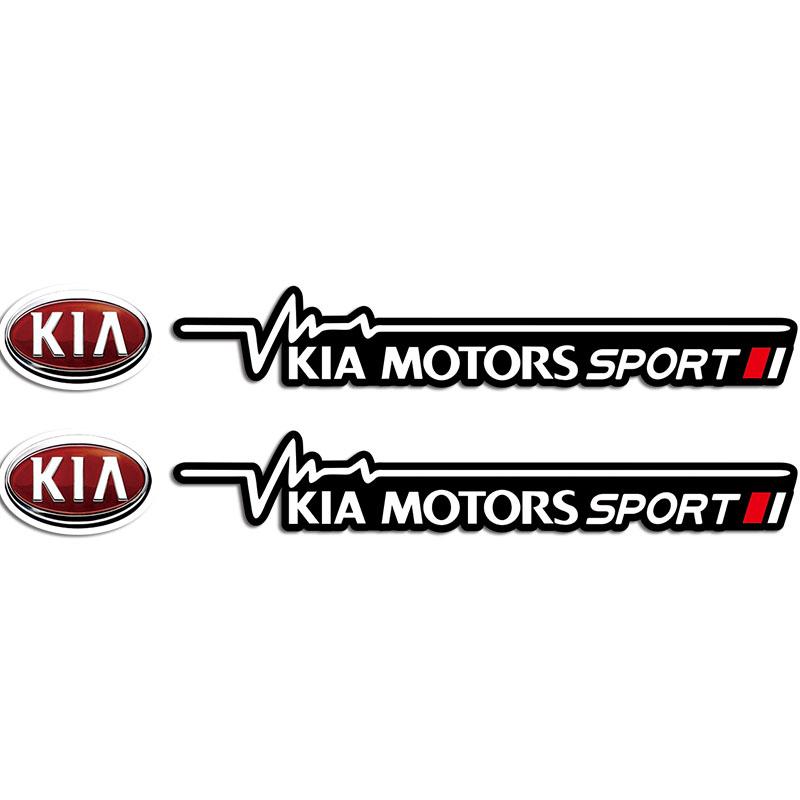 2Pcs Car Logo Window Wiper Sticker Decor Decal Accessories For KIA Carnival Niro EV9 K8 Forte Cerato Sportage Ray EV Telluride udrgf
