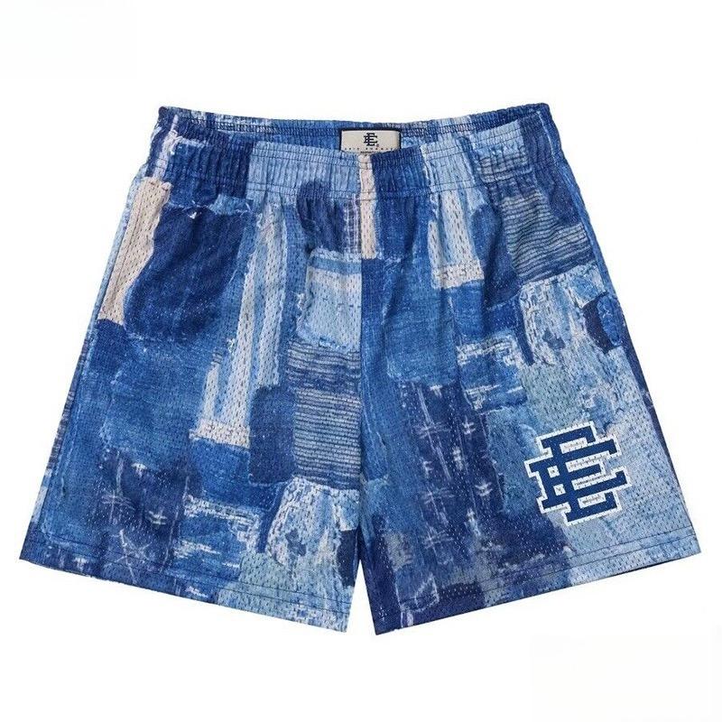 ROADVIBE Basic Short NEW YORK CITY SKYLINE Men's Casual Shorts Fitness Sports Pants Summer Gym Workout Mesh Shorts
