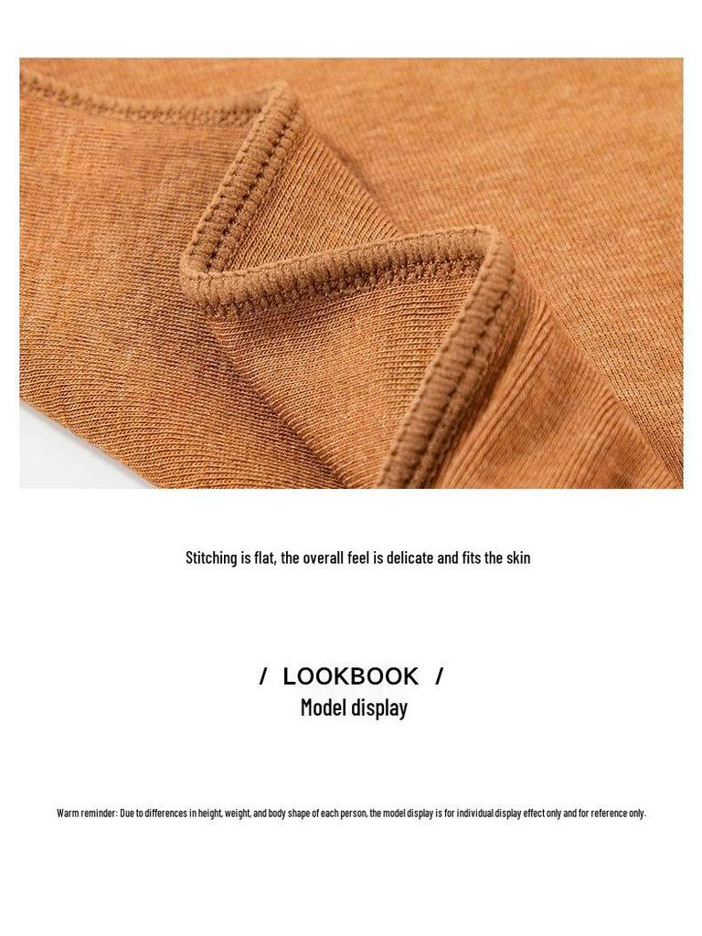 Women's 2025 Merino Wool Ribbed Crew Neck Pullover, Long Sleeve Base Layer for Autumn/Winter