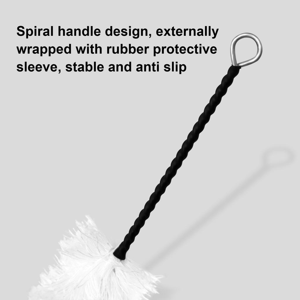 15 inch Flute Cleaning Rod Flute Cleaner Cleaning Brush Dust Brush for Inside Tube Maintenance Tool of Flute