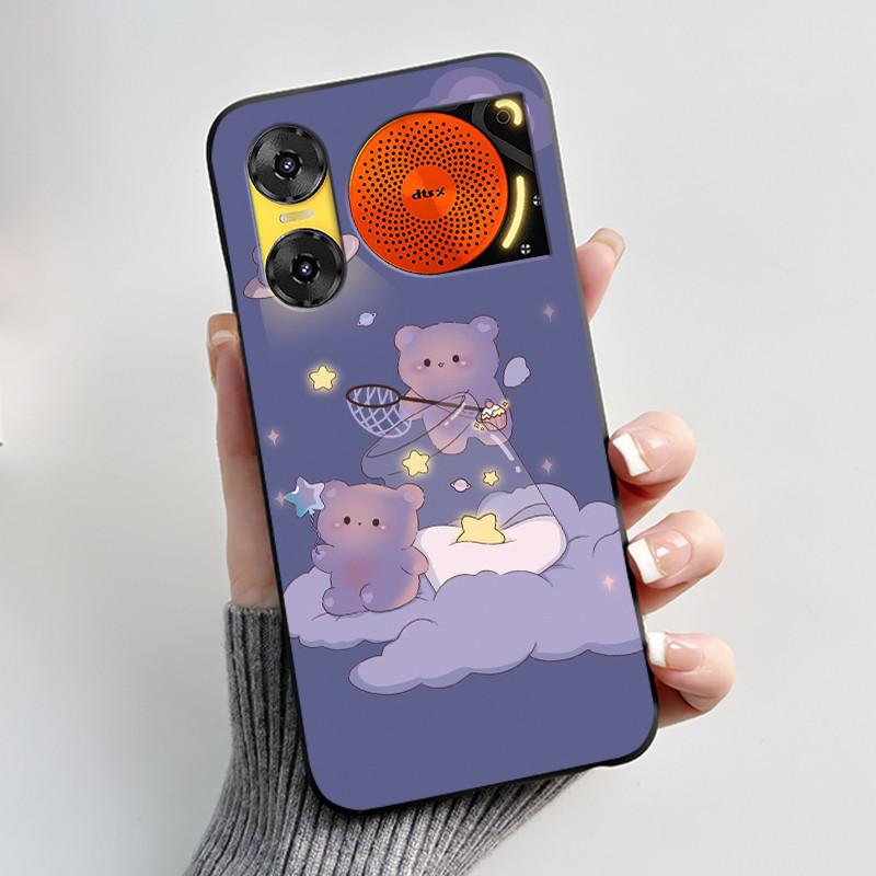 Cartoon Case For ZTE Nubia Music 2 Music2 Printing Shell Protective Cover For ZTE Nubia Music Z2353 Soft Silicone Black Casing