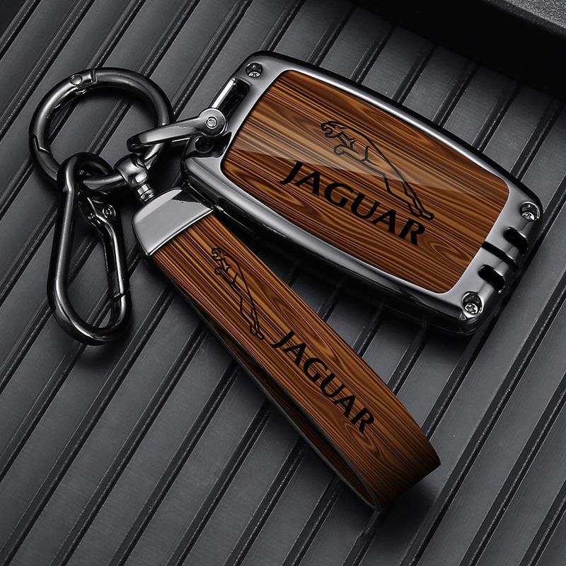 23 Jaguar XFL/XEL/F-Pace/XJL/F-Type/E-Pace Key Case with Metal Buckle for Men & Women
