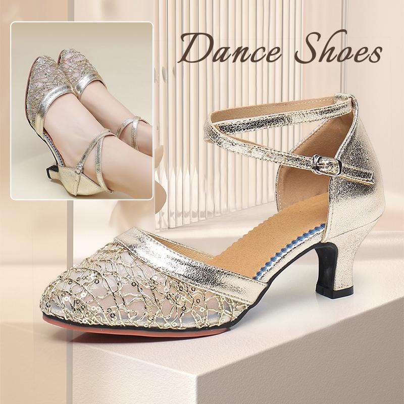 Waltz Modern Ballroom Dancing Shoes Women Close Toe Tango Salsa Latin Dance Shoes Heel 5.5cm