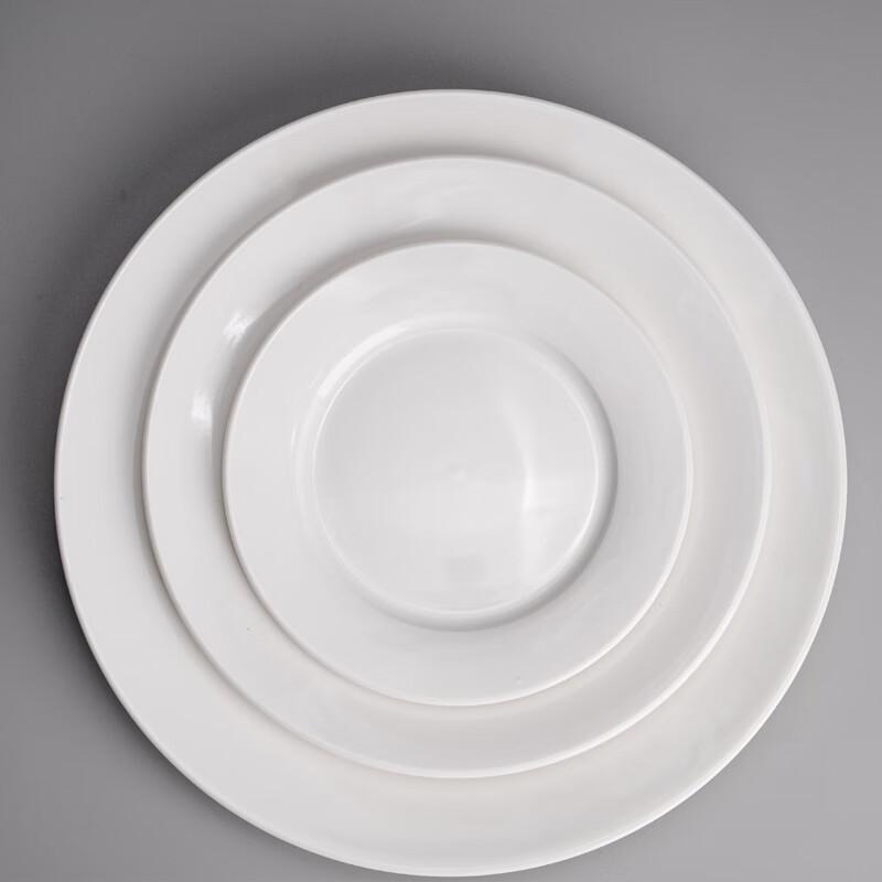 16-inch Round Ceramic Flat Dinner Plate