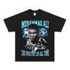 Muhammad Ali The GOAT Vintage Graphic T-Shirt Oversized Crew Neck Soft Cotton Breathable Boxing Fan Daily Casual Top