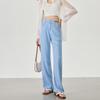 Langsha Women's Tencel High Waist Straight Leg Jeans