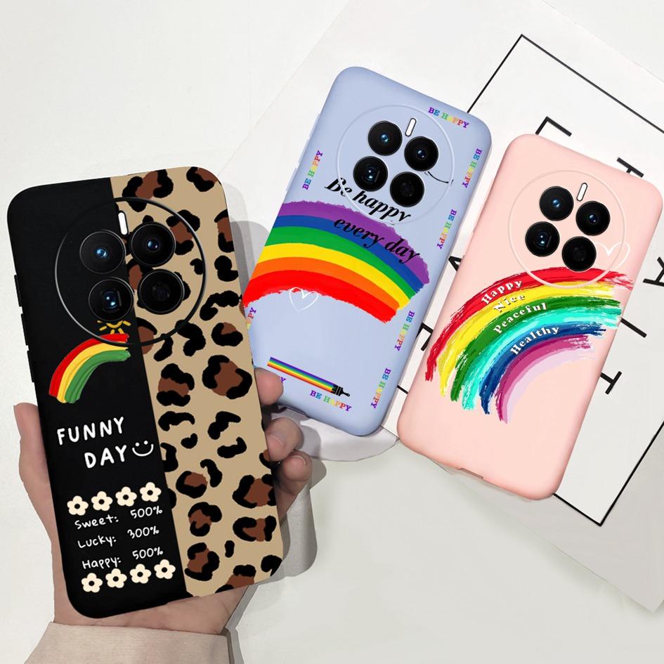 For Huawei Mate 50 Pro Case 2022 Cute Cartoon Cat Painted Soft TPU Protective Cover For Huawei Mate50 Pro DCO-LX9 CET-LX9 Fundas