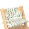 MINORITY DESIGN High Chair Cushion with Stokke Baby Adult Chair Water Repellent Stain Resistant (Compatible TRIPPTRAPP) (Leaf)