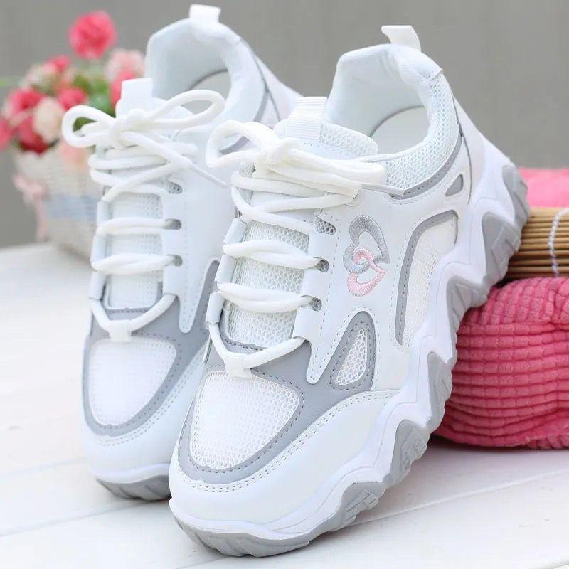 

Mesh Breathable High on Platform Shoes for Women Spring Autumn New In Comfortable 39 Sneakers Fashion 2025 Casual Woman Footwear 40