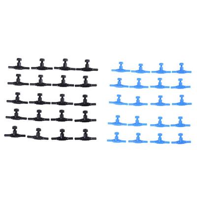 20Pcs 4Mm Aquarium Fish Tank Adjust Air Line Tubing Volume Flow Control Valves Best Quality