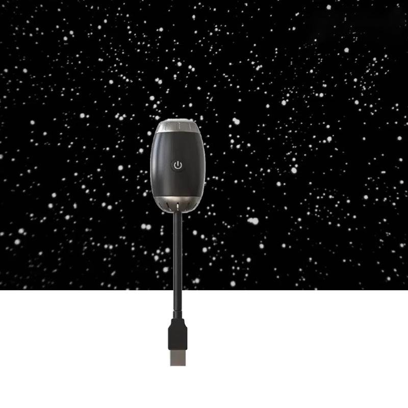 

Usb Luminous Starry Sky Projection Decor Milky Way Saturn Background Car Interior Projection Ornament Bedroom Home Wall Decorat