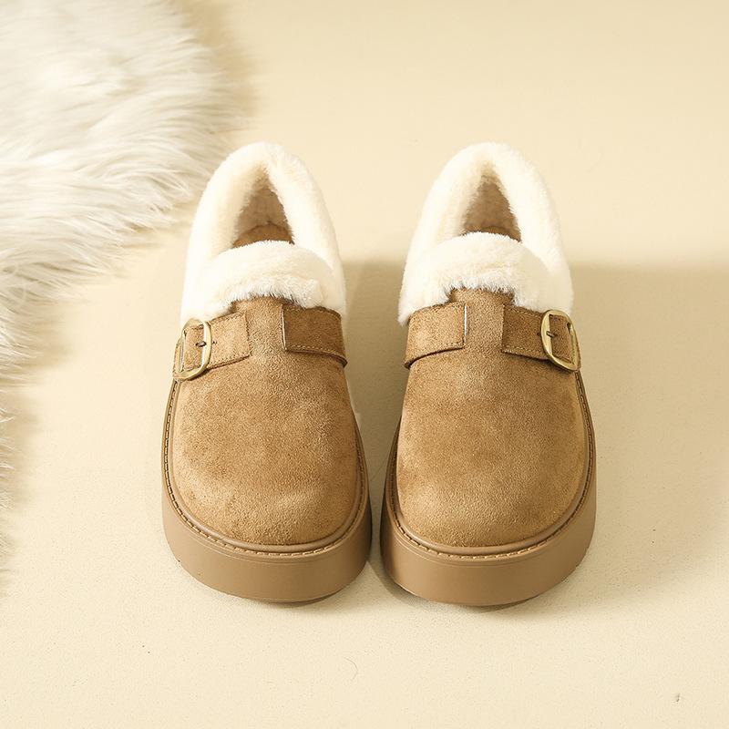 

Women s soft elastic winter warm cold padded snow boots thick bottom non-slip wear outdoor leisure sports cotton boots fur shoes 40 хаки