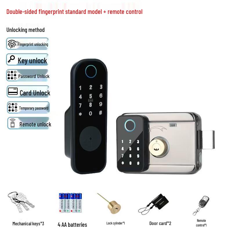Lilang Home Smart Fingerprint Lock with Remote Control