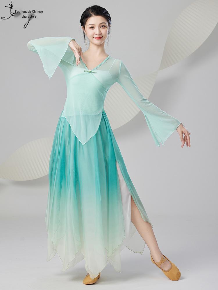 Damen Fließendes Klassisches Tanzkostüm-Set - Antiker Chinesischer Feenstil