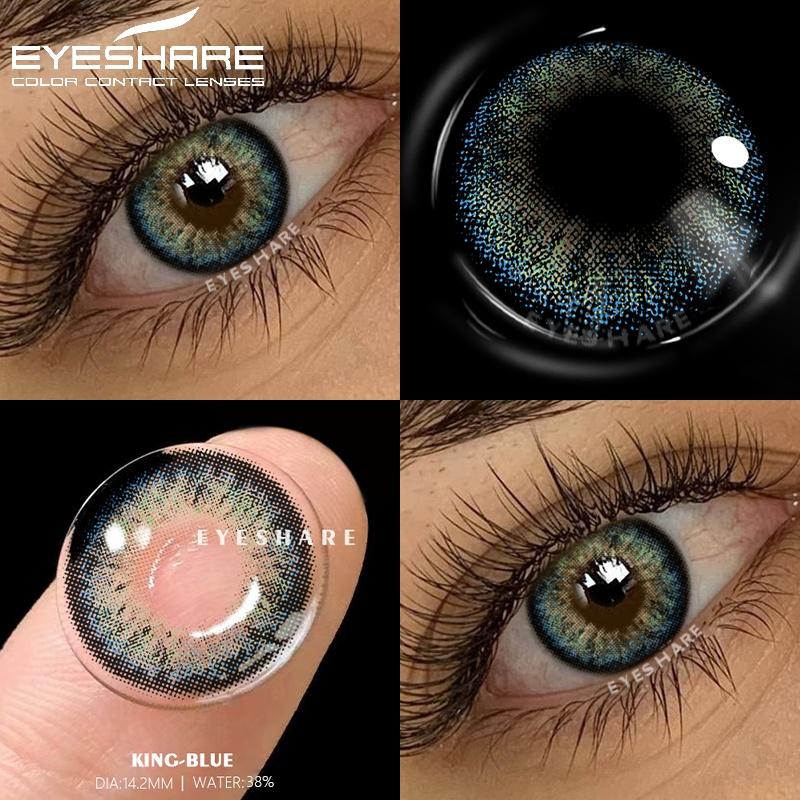 1 Pair Color Contact Lenses for Eyes Cosmetics Blue Contact Lenses Brown Natural Contact Lens Gray Pupils Green Contacts