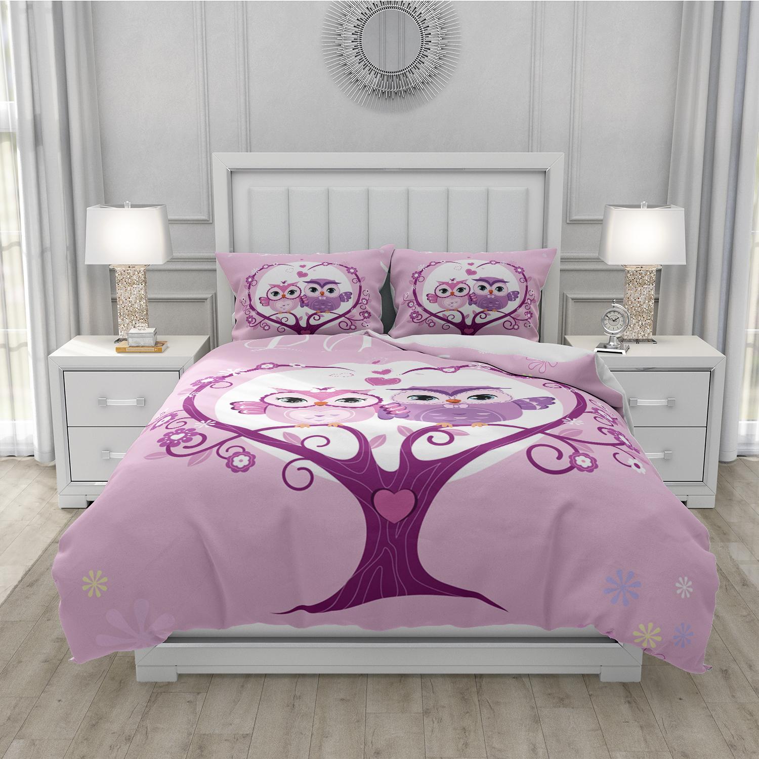 

3D Printed Cartoon Style Duvet Cover Kit Ultra-fine Fiber Pillowcase New Wholesale Cute And Comfortable Animal Kit EU Twin135x200cm