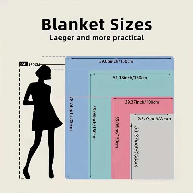 Watercolor cat costume pattern Flannel printed blanket suitable for all seasons suitable for living room office sofa and travel