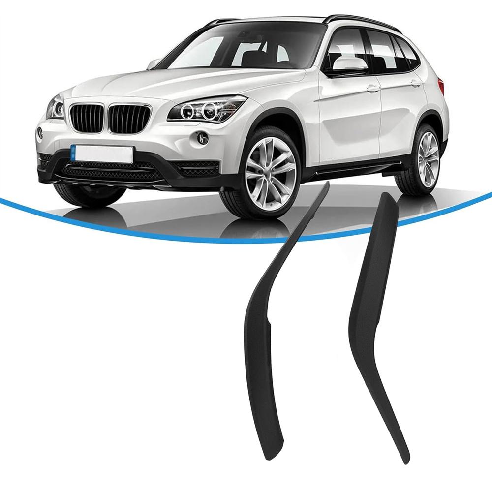 Black Left+Right Inner Door Handle Pull Panel Trim Fit For BMW X1 E84 2009-2015