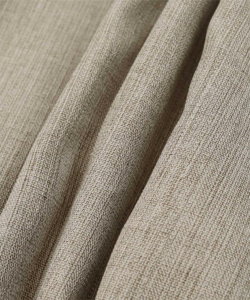 Ihre leinenähnliche kragenlose Jacke (BDXN1960), Damen, Hellbeige, Größe S