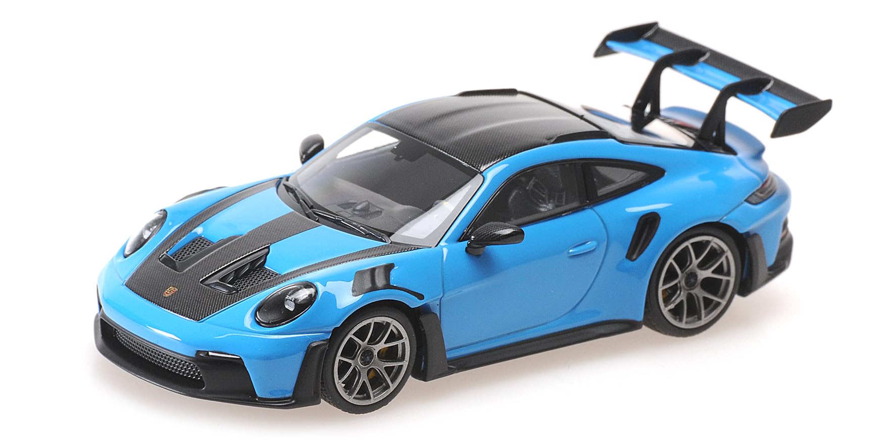 

Minichamps Porsche 911 GT3RS 2024 Silver Wheels 1/43 (992) Blue/Dark