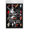 AC/DC Bolt Array-merke (Pakke med 5)