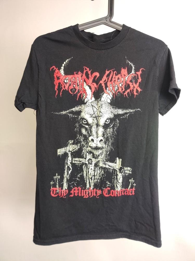 Новая футболка Rotting Christ The Mighty Contract Подарок для фанатов Унисекс S-5XL Футболка CA274 Унисекс Футболка S