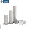 GUWANJI Flat Head Solid Aluminum Rivet GB 109