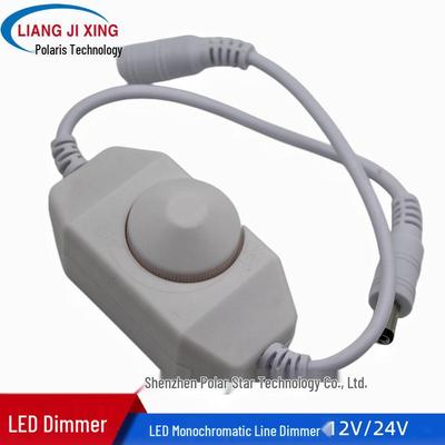 Dimmer con Manopola Manuale per Strisce LED Monocolore, Regolatore a Bassa Tensione 12-24V