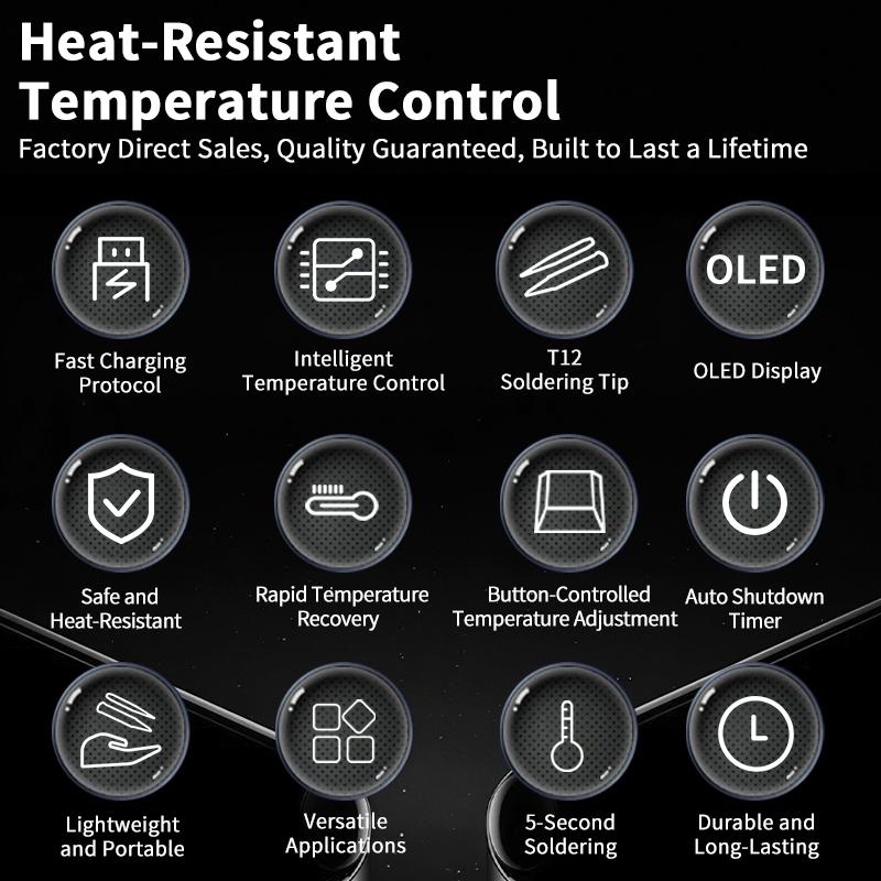 ZOYI ZT-N1 Tragbarer elektrischer Lötkolben mit 96 W und Powerbank-Kompatibilität – Ideal für mobile Reparaturen und Heimwerkerarbeiten