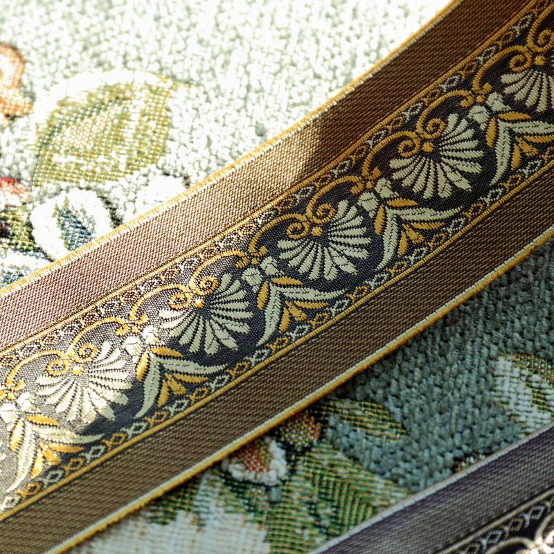 35/60mm Width Polyester Ethnic Embroidery Lace Trim Vintage Fabric Ribbon DIY Clothes Bag Curtain Sewing Crafts Accessory
