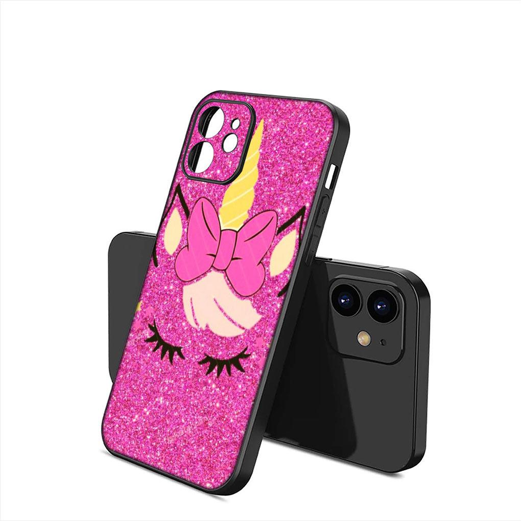 Anime Unicorn Cartoon Horse Soft Phone Cover for Apple iPhone 16 11 Pro XS Max X XR 6 7 8 6S Plus + SE 2022 8+ Silicone Case