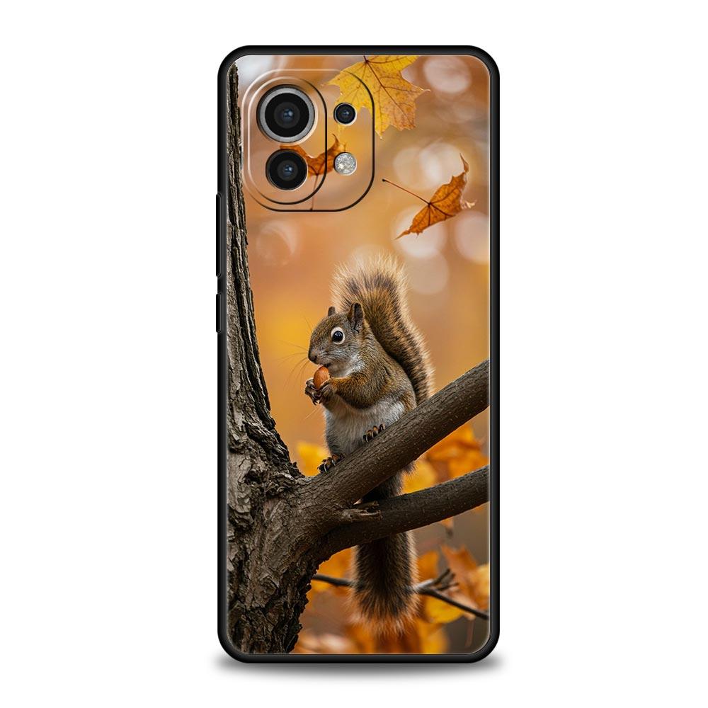 

Case For Xiaomi Mi 15 14 13 12 11 Lite 14T 13T 12T 11T Pro Poco X7 X6 X5 X3 Pro F6 F5 F4 Cover Cartoon Animal Bear Fox Squirrel Xiaomi 12T Pro
