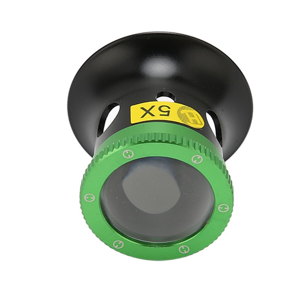 Safirglas Ögonlupp 5X/10X/15X/20X Förstoring Smyckesförstoringsglas Antikvärdering