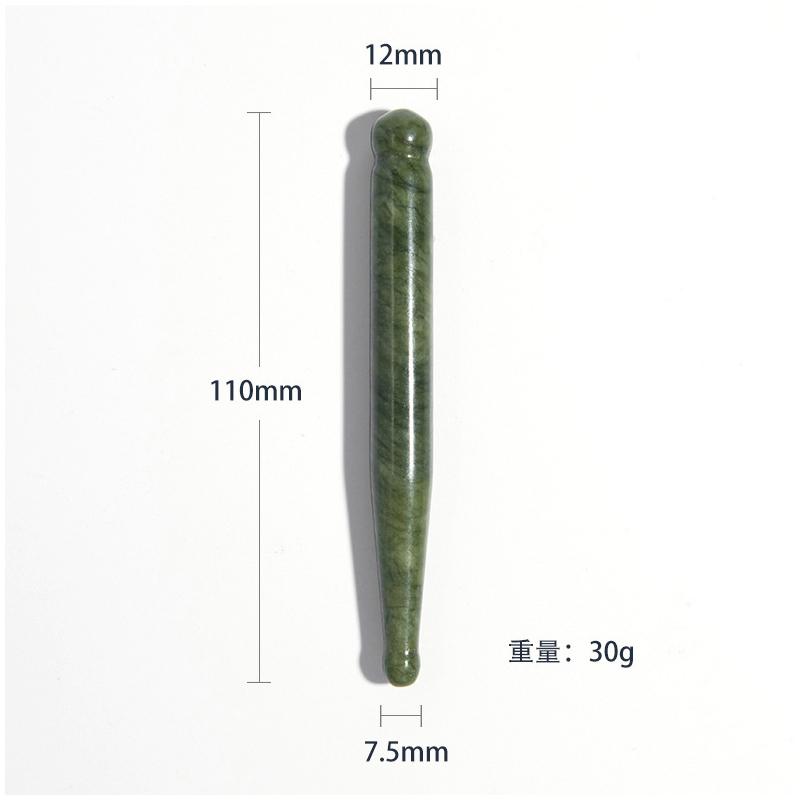 

Natural Xiuyu Jade Acupressure Pen Face Scraping Hand Massager Stick Trigger Point Beauty Care Massage Tools