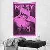 Us Singer Miley Tapestry Room Decor Cyrus Wall Cloth Party Hanging Background Room Decor Baby Room