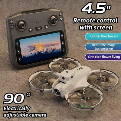 Camolech V999 Drone d'entraînement étudiant à enveloppe complète avec télécommande à écran intégré – Capacités de photographie aérienne et de course FPV